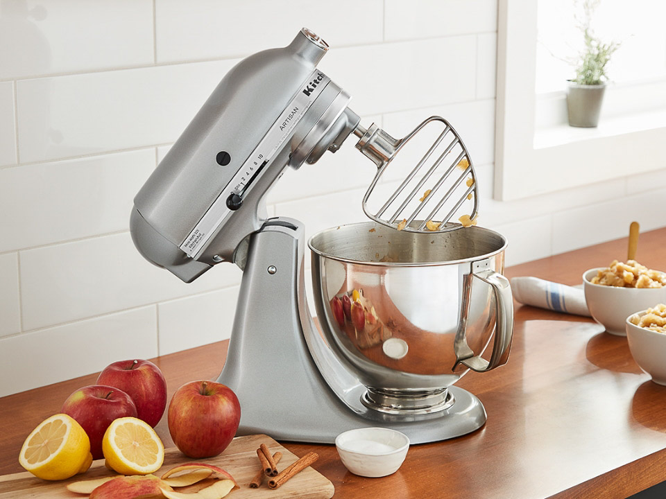Accessories-pastry-beater-silver-mixer-with-beater-mixing