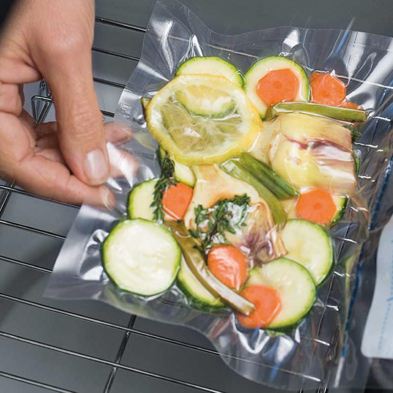 Preserving food in vacuum-sealed bags