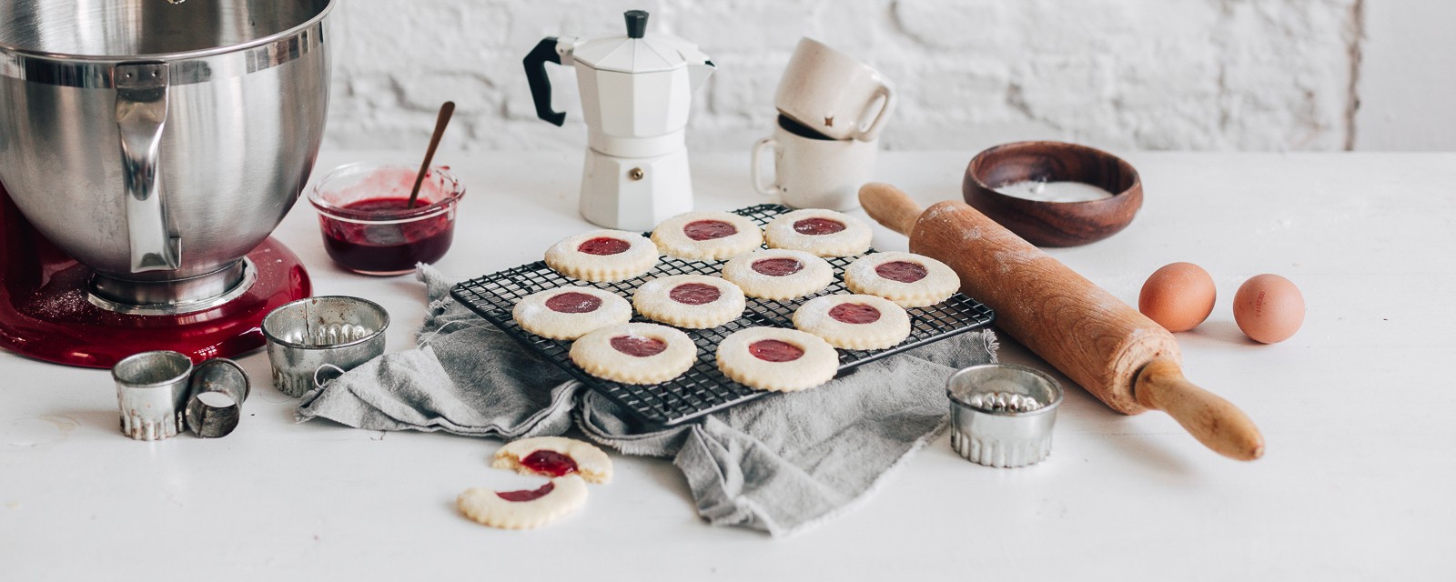 Import-Recipe - Biscuits with jam
