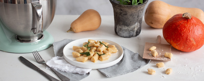 Gnocchis de butternut au beurre de sauge