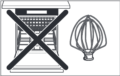 Fouet ne passe pas au lave-vaisselle