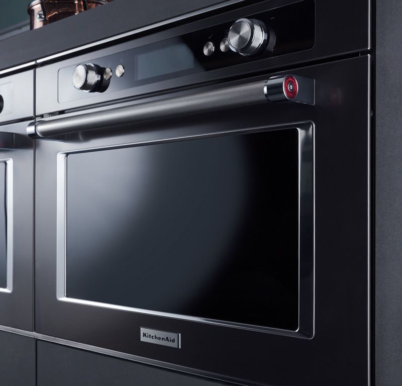Combi-Microwave-Oven-Built-in-pure-black-stainless-steel