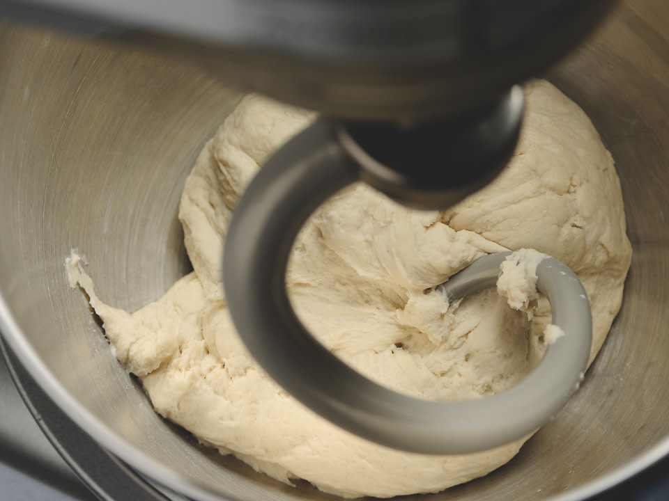Accessories-mixer-part-dough-hook-top-view-mixing-pastry
