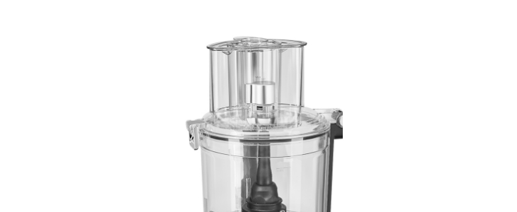 Food-processor-1319-Hinged-lid-with-3-in-1-feed-tube-and-food-pusher