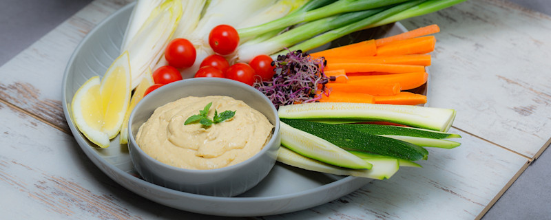 Cannellini bean hummus with tahini sauce