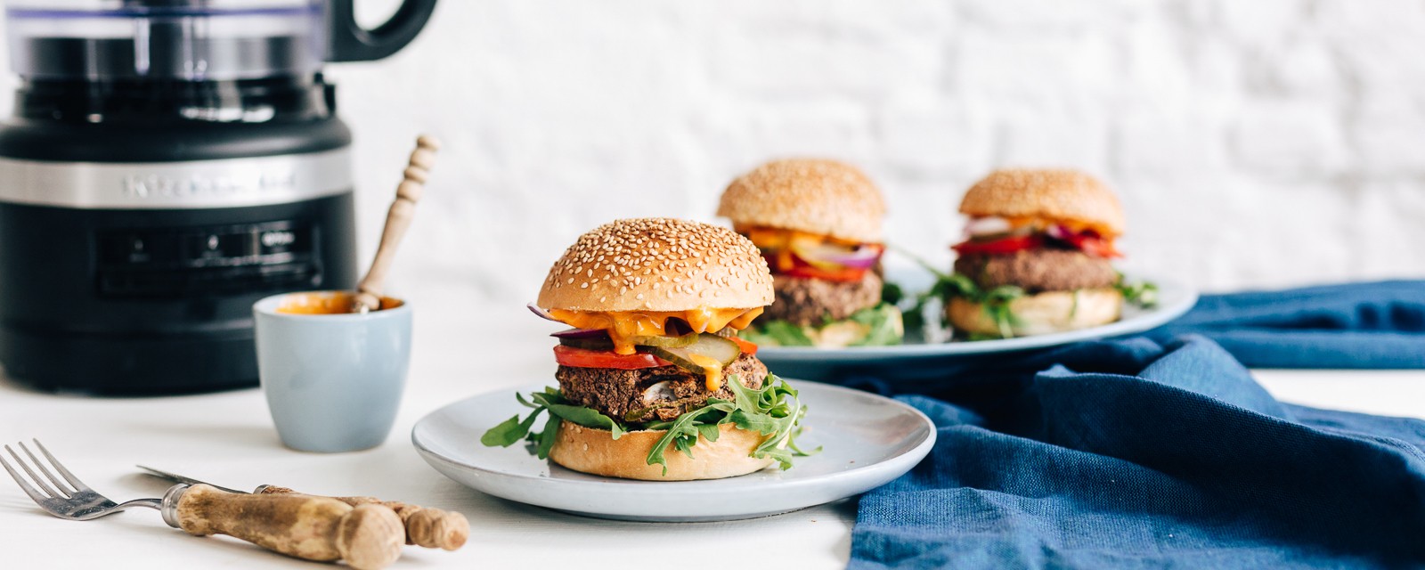 Import-Recipe - Black bean vegan burgers