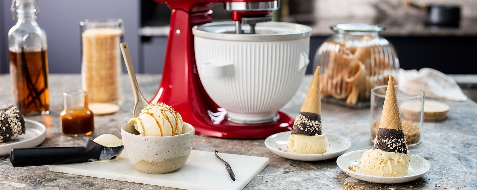 Ultimate vanilla ice cream KitchenAid IE