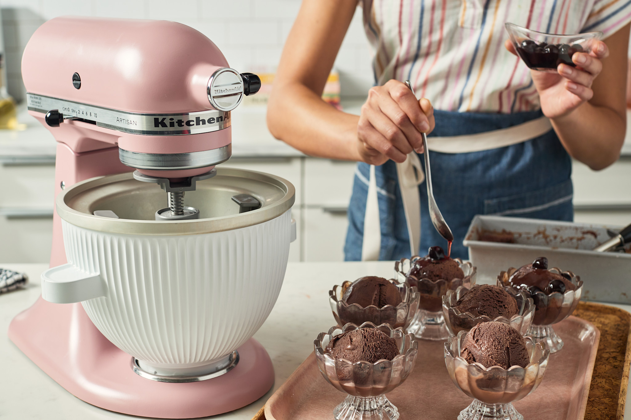 Chocolate chili gelato KitchenAid IE