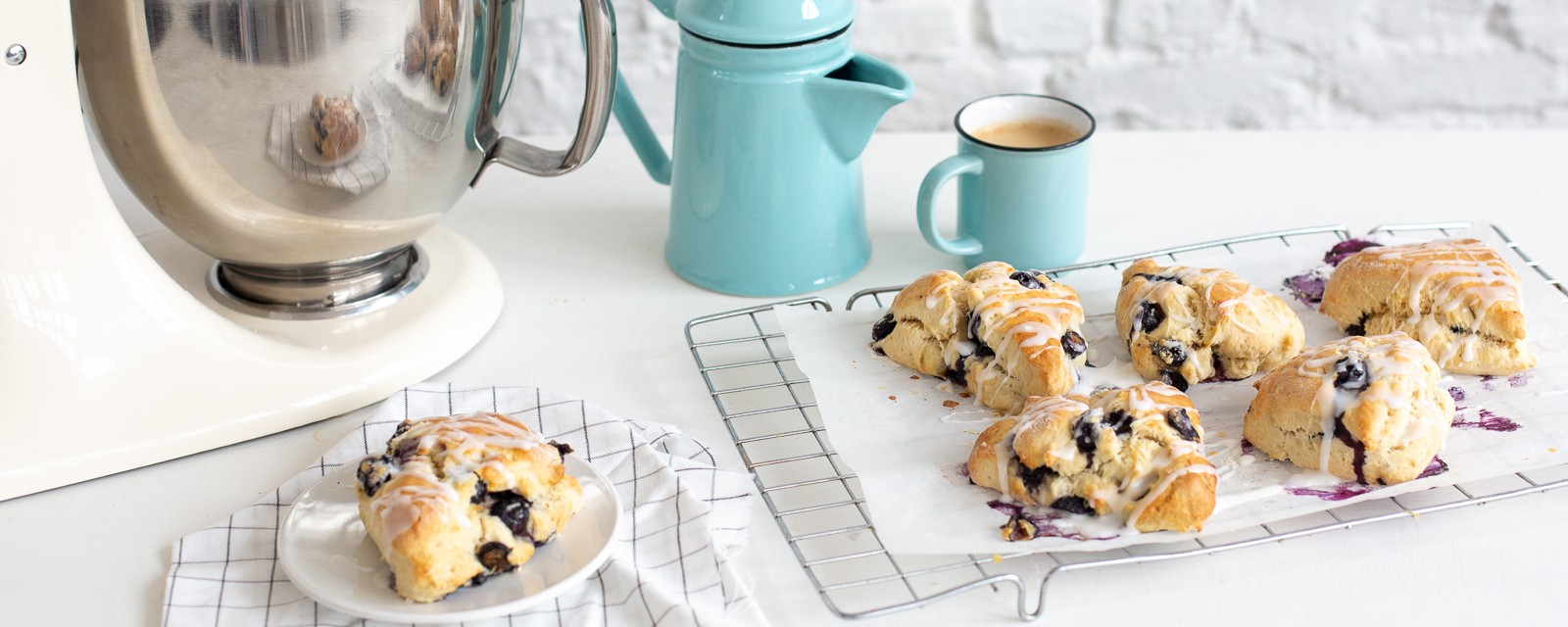 Import-Recipe - Homemade blueberry scones