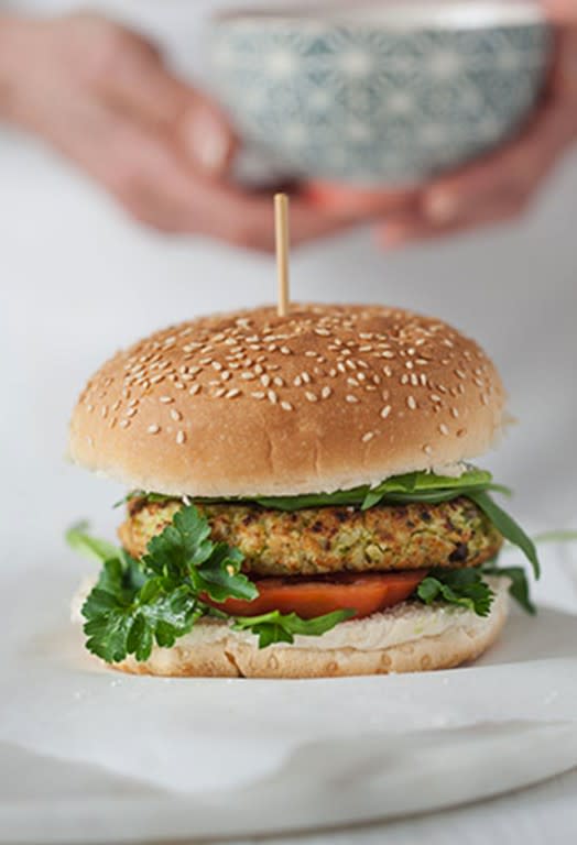 Import-Recipe - Quinoa & avocado vegetarian hamburgers