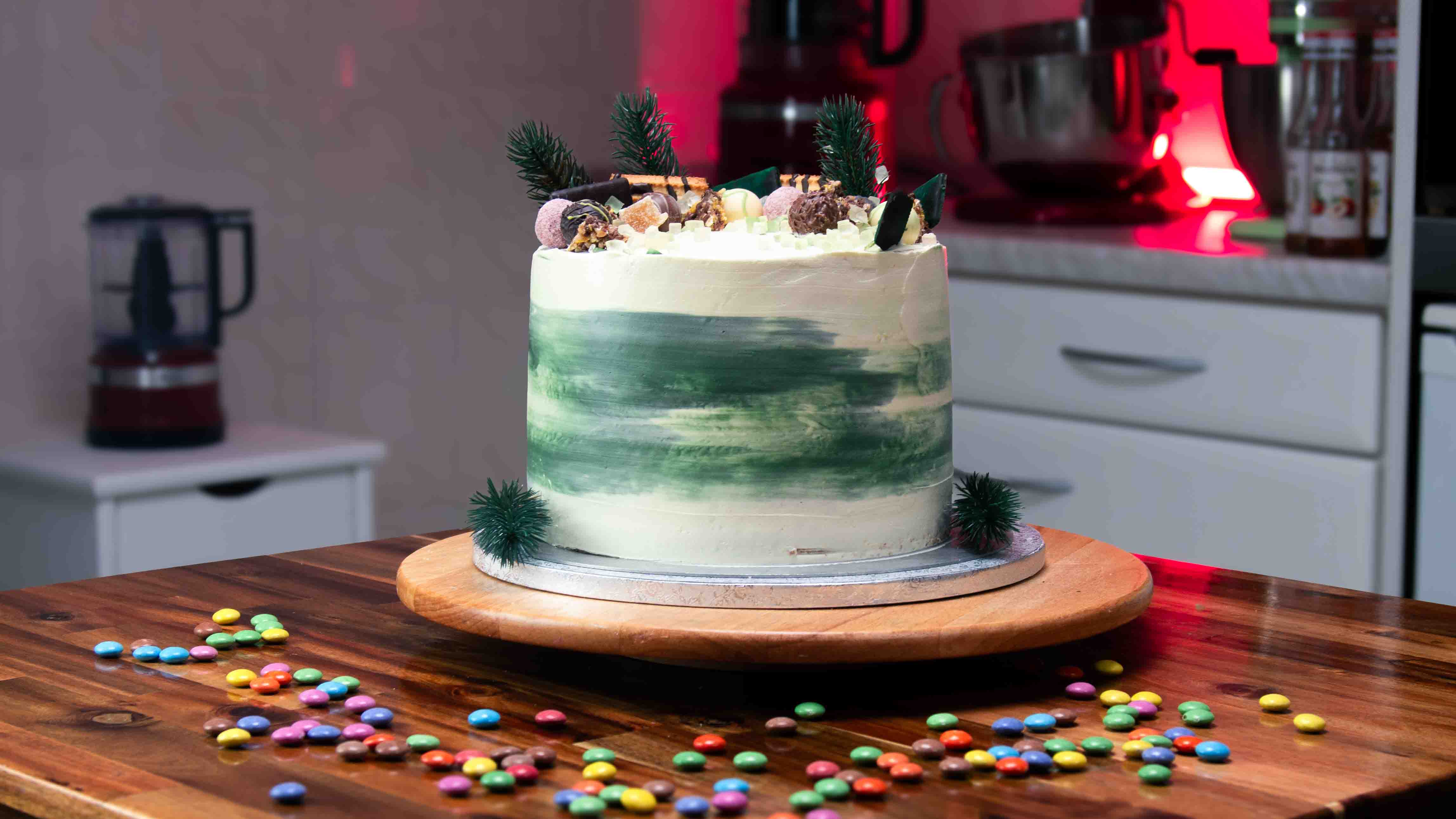 Weihnachtstorte mit Smarties Rezepte 2