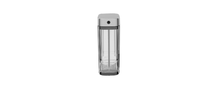 Récipient à Lait En Verre 0,5L Pour Machines Jura - Avec Tuyau Inox, Transparent Machine A Lait