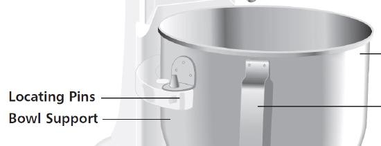 How do you assemble and adjust the bowl-lift mixer STEP1