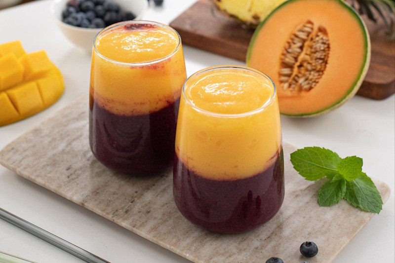 Zweifarbiger Power Smoothie