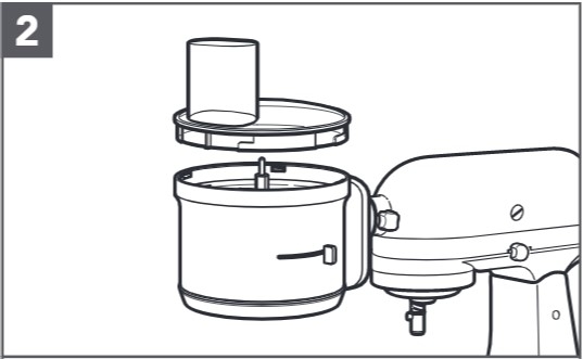 how do you clean the food processor for mixers step 2