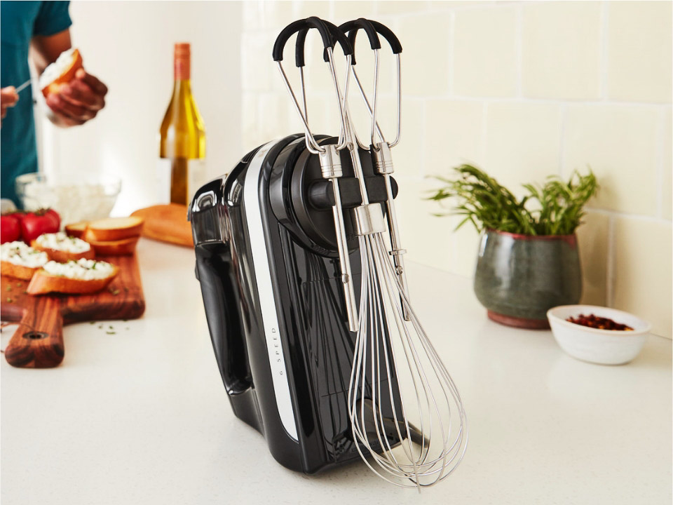 Beat or whisk with stainless steel accessories