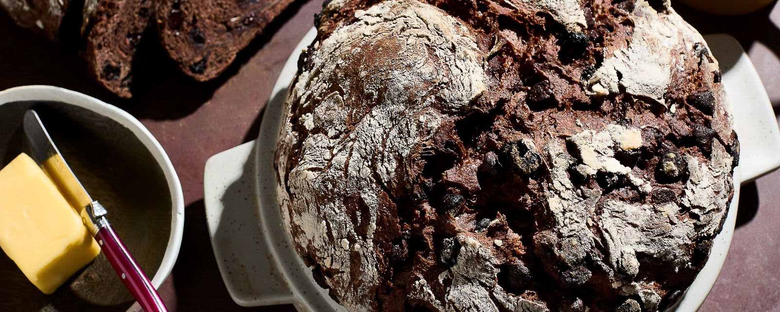 Import-Recipe - Chocolate Cherry Rye Bread