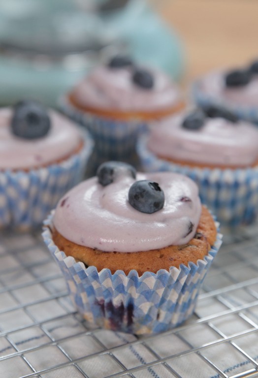 Import-Recipe - Lemony Blueberry Cupcakes