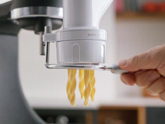 best-pasta-attachment-pasta-press cut-pasta-shapes