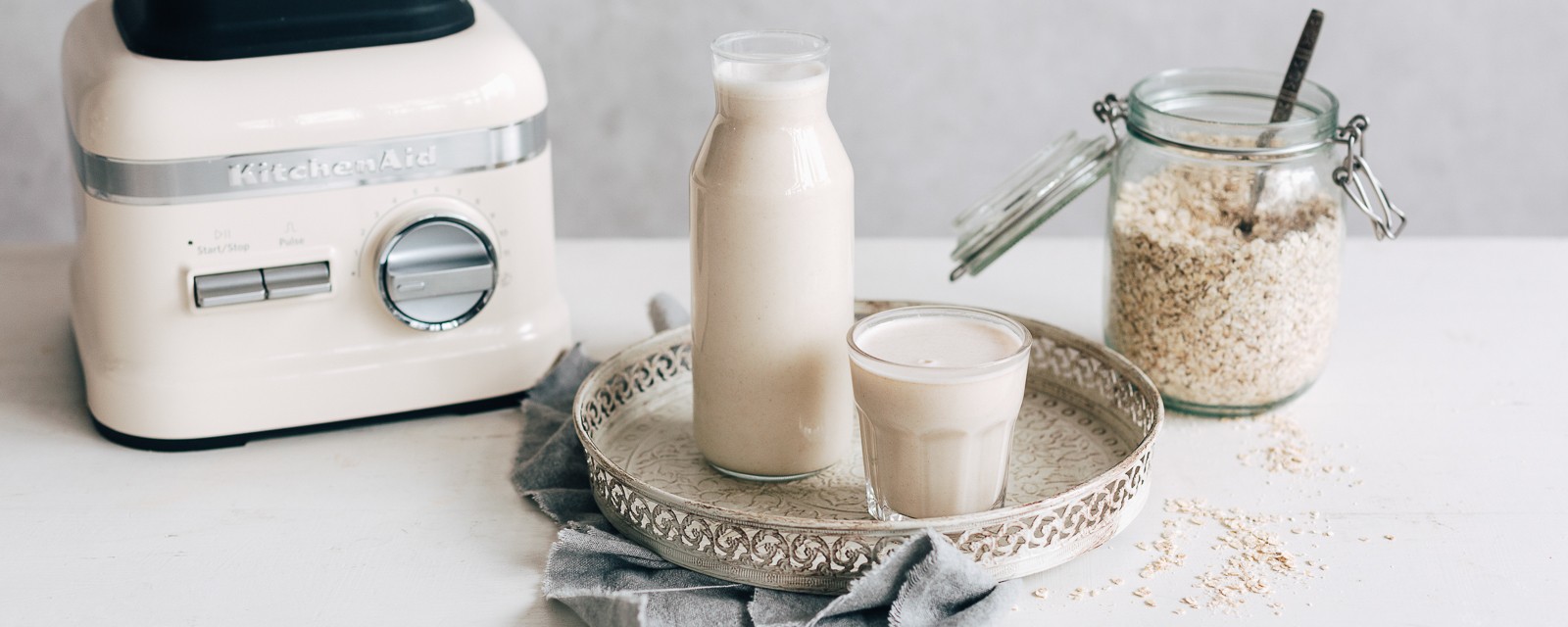 Prepara una deliciosa leche de avena para personalizar con Vitamix