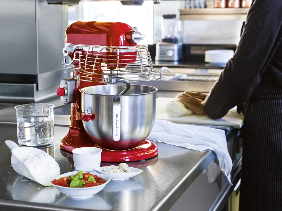 Bowl-lift stand mixer, 6.6L, HEAVY DUTY, White - KitchenAid