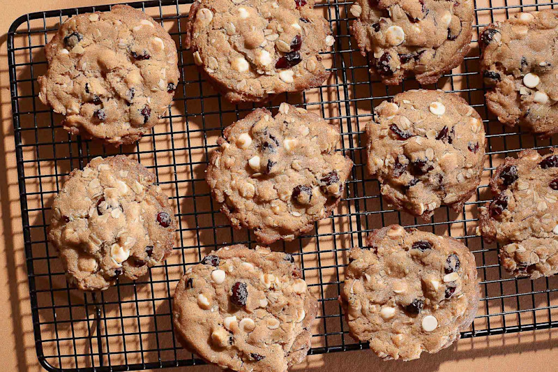 Brown butter white chocolate cranberry cookies