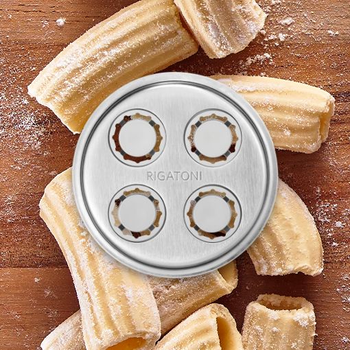 product-tips-attachment-pasta-press rigatoni-plate