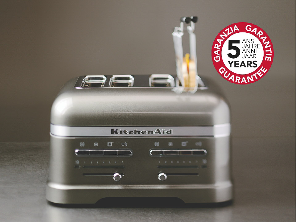 Breakfast-toaster-4-slice-artisan-medallion-silver-with-sandwich-rack-5-year-guarantee