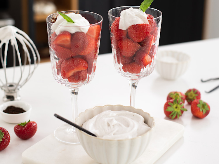 Vegan whipped cream KitchenAid IE