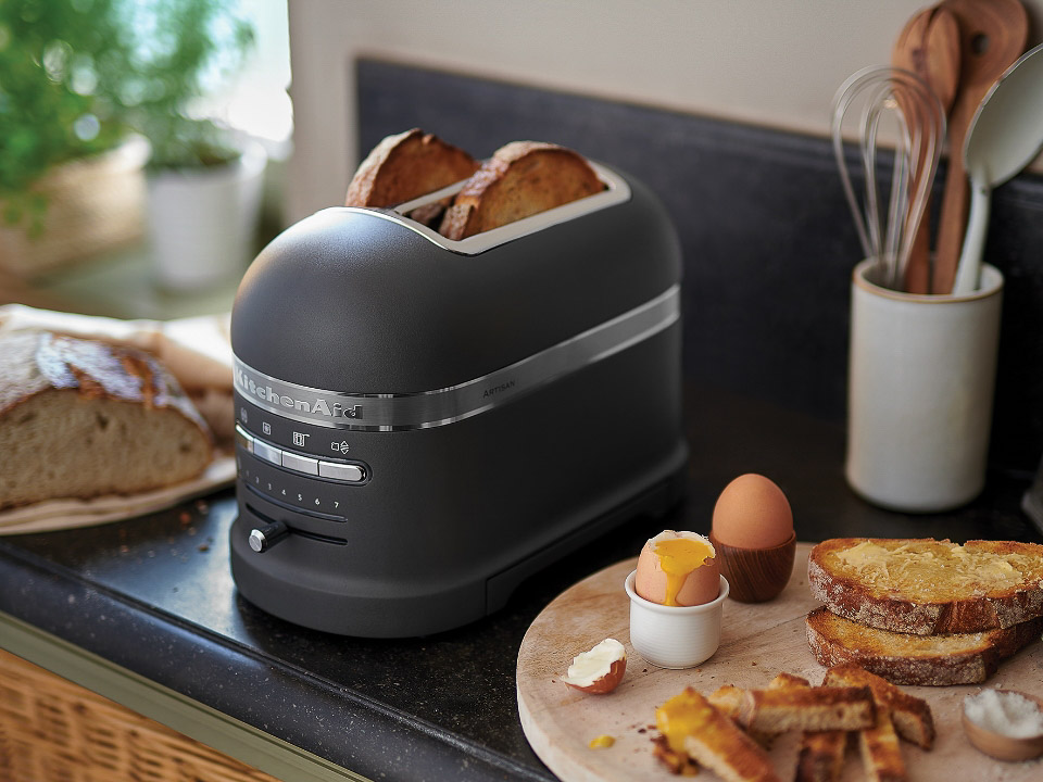 2-slot Artisan toaster, 1250W, Ink Blue - KitchenAid