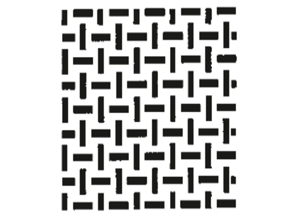 Schwarzes geometrisches Muster aus rechteckigen Linien auf weißem Hintergrund. Schwarzes geometrisches Muster aus rechteckigen Linien auf weißem Hintergrund.