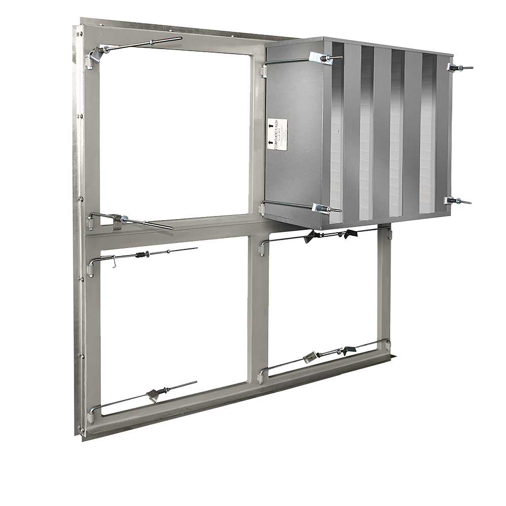 Bolt-Lock HEPA Grid Assembly Filter Housing