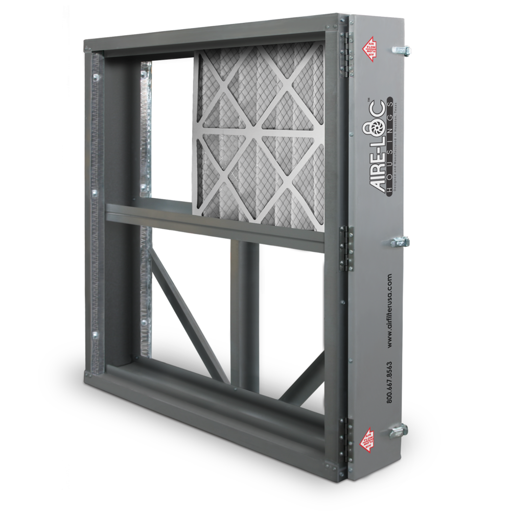 Side-Access Single Flat Bank Filter Housing