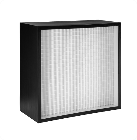 A white rectangular air filter with diamond-patterned mesh, labeled "ENDUREX HD" on the side.