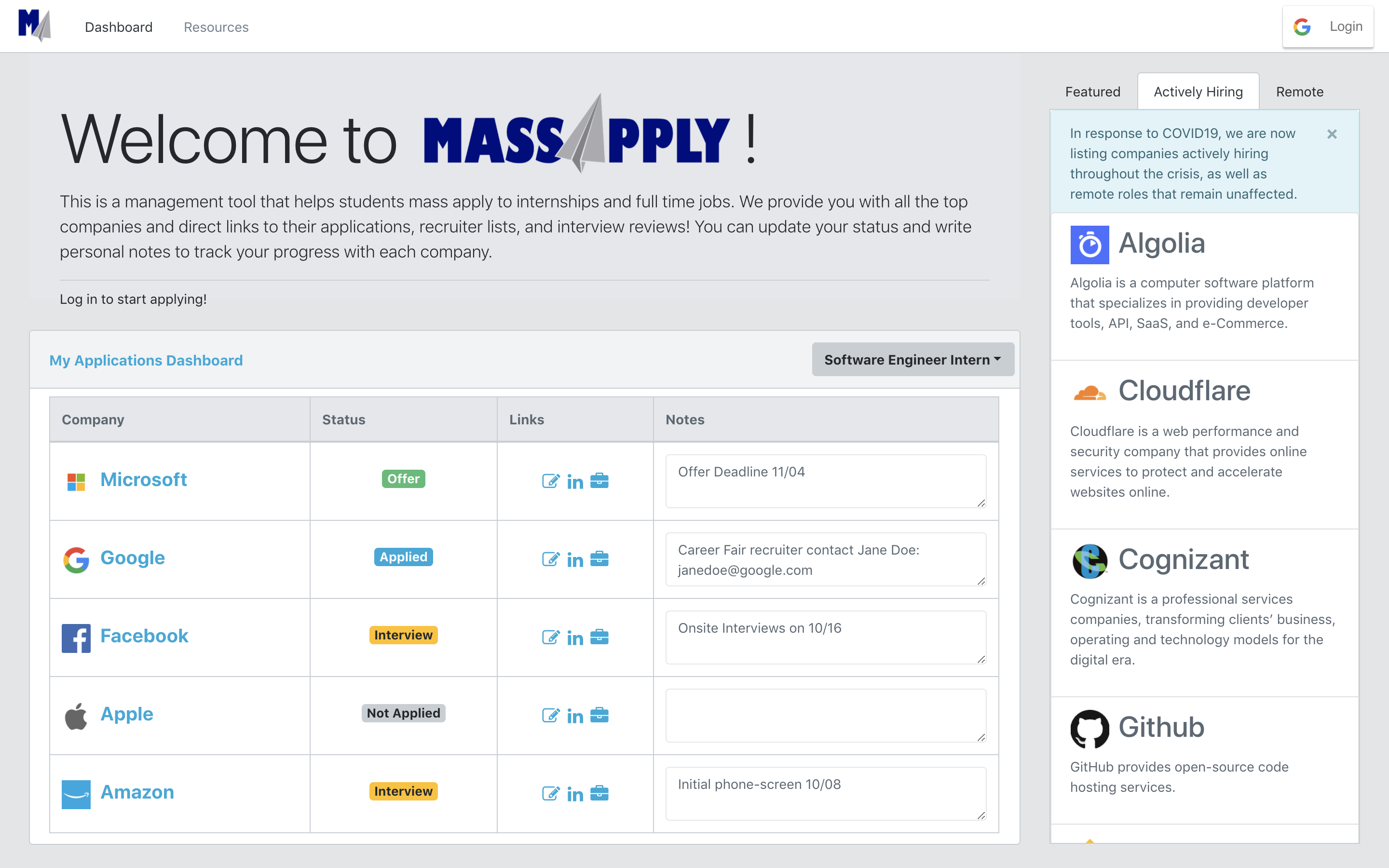 MassApply Platform