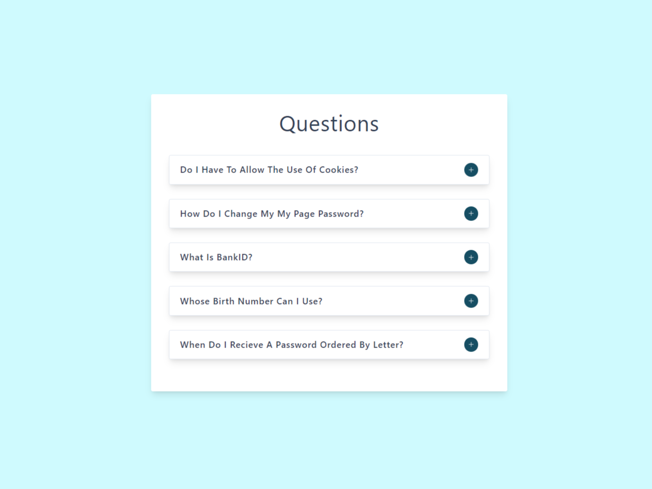 Questions