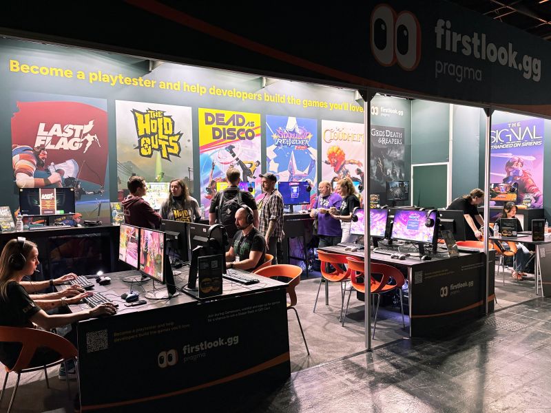 gamescom booth