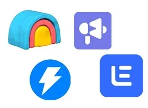 The Clay, Instantly, Smartlead and lemlist logos, the outreach tools you can now send contacts to