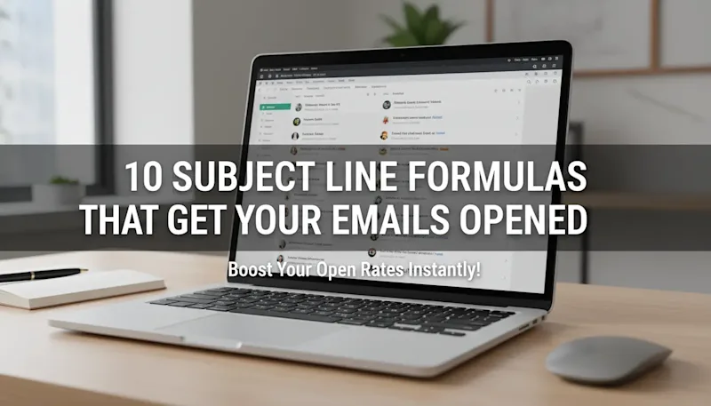 10 Subject Line Formulas That Get Your Emails Opened