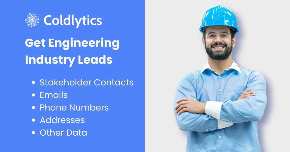 Engineering Industry Email Lists | Coldlytics