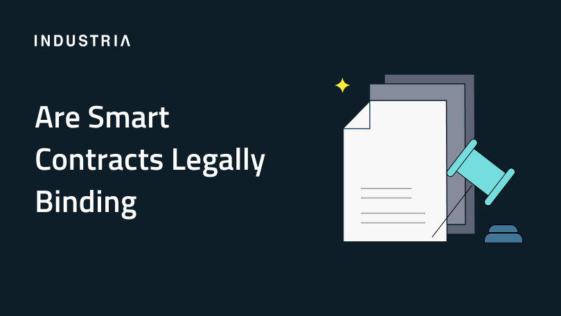 Cover image for the article "Are Smart Contracts Legally Binding? Here Is All You Should Know"