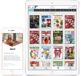 Digital magazine mobile app UX and design for Grio client, Texture