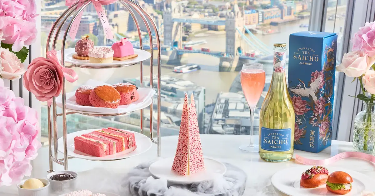 Piink Tea Studio At London Bridge | Pink Afternoon Tea at Ting