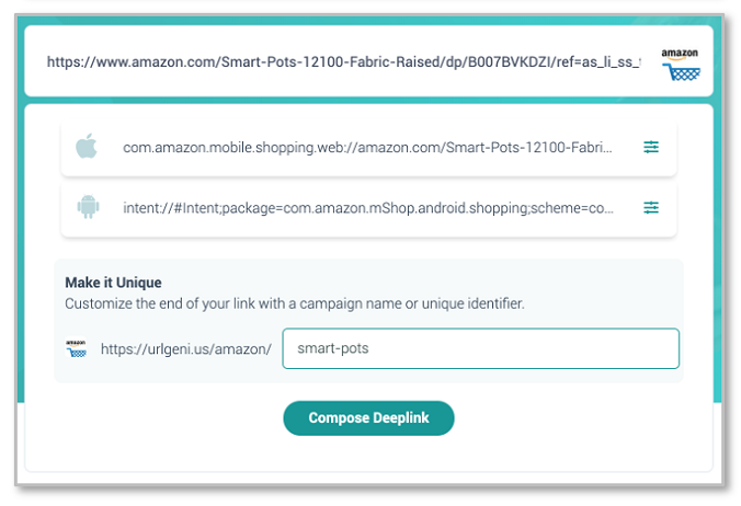 App Deep Linking with URLgenius