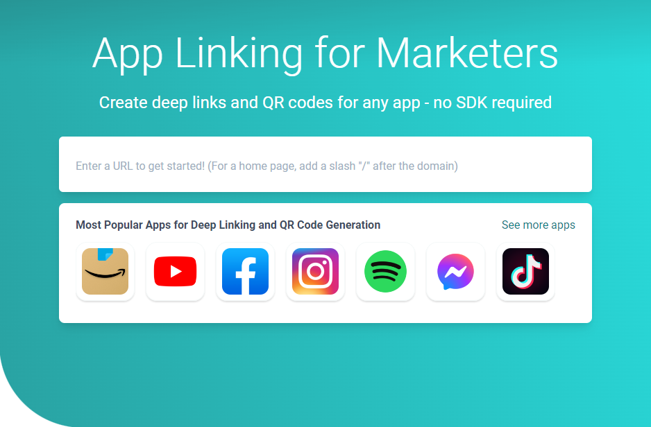 URLgenius Enterprise Platform for QR Codes and App Deep Linking