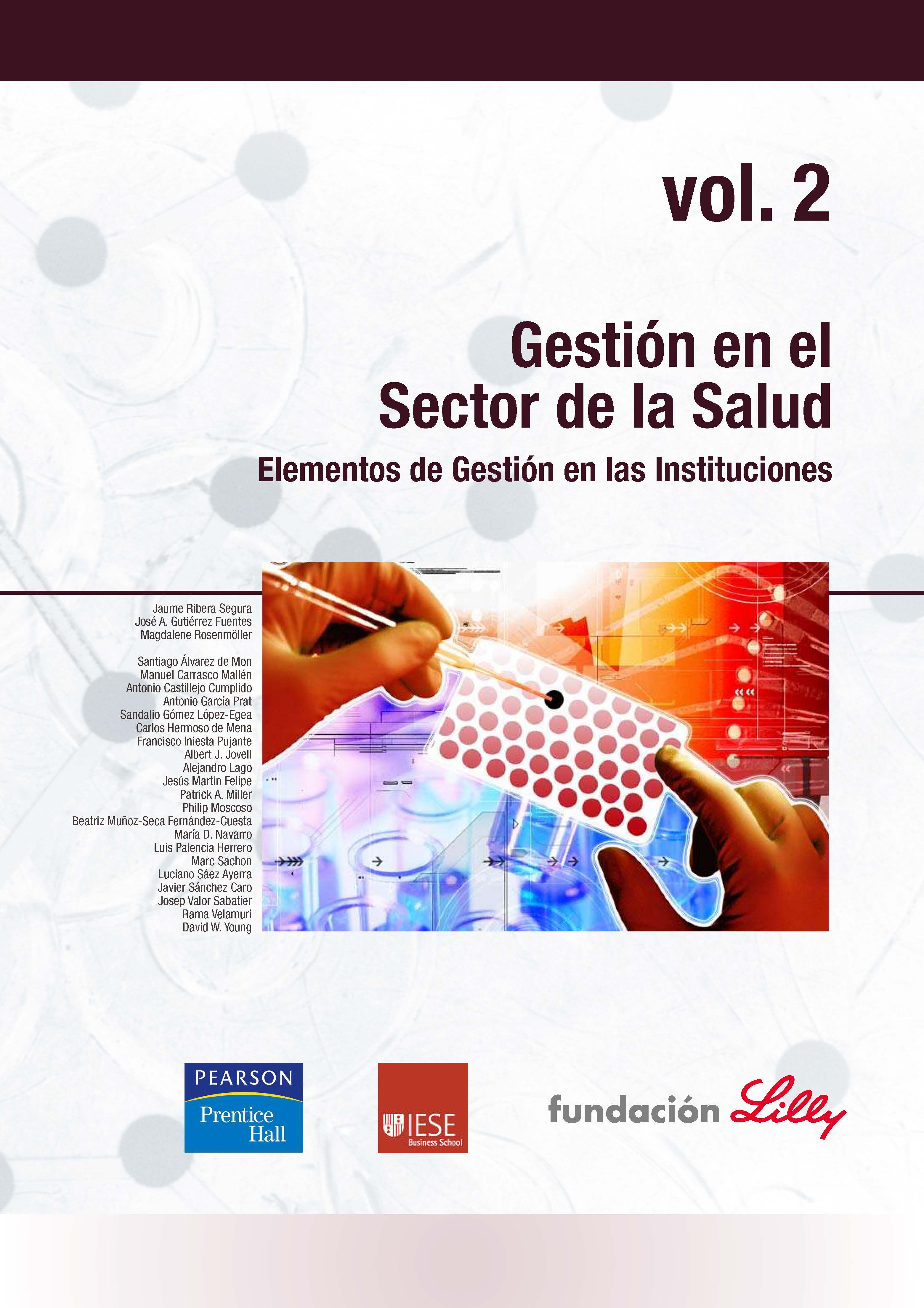 Portada Gestión en el Sector de la Salud: Elementos de gestión en las Instituciones (Vol. II)