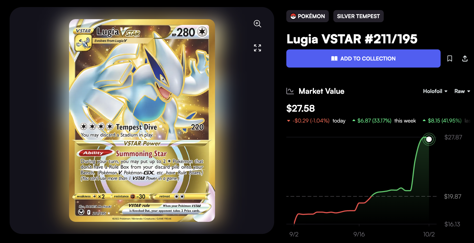 silver tempest secret rare card list Reshiram V 24/195- - Pokemon Ultra Pokémon Silver Tempest Card List