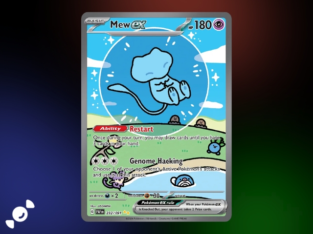 Bubble Mew (Mew ex 232/091) – Paldean Fates