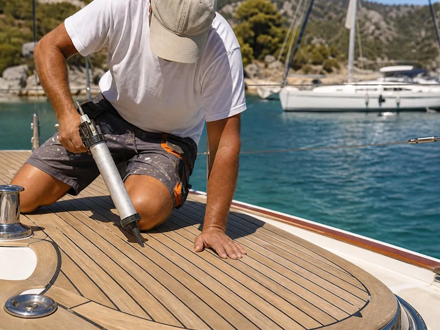 Teak deck (tik güverte): bakım, kalafat, yenileme