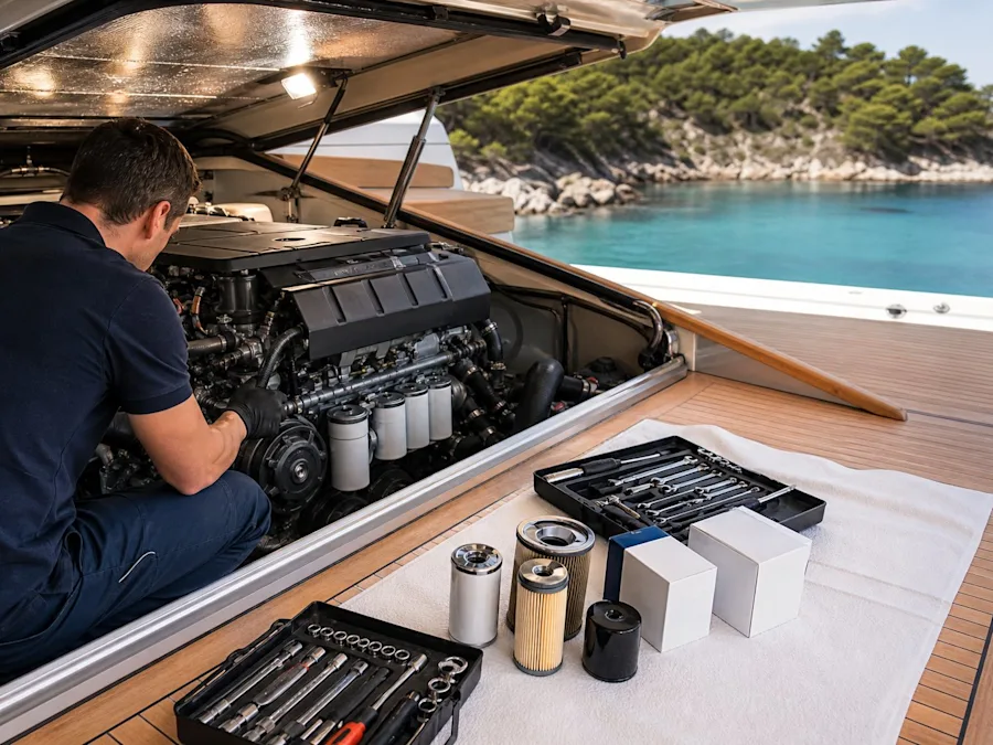 Motor ve jeneratör: saat bazlı bakım, kayıtlı servis